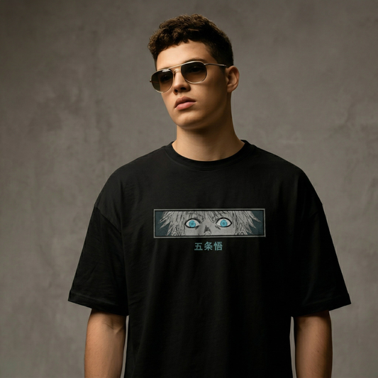 Satoru Gojo Embroidery Tee